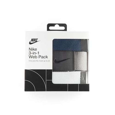 Nike Men's 3 Pack Golf Web Belt-Noubelkit