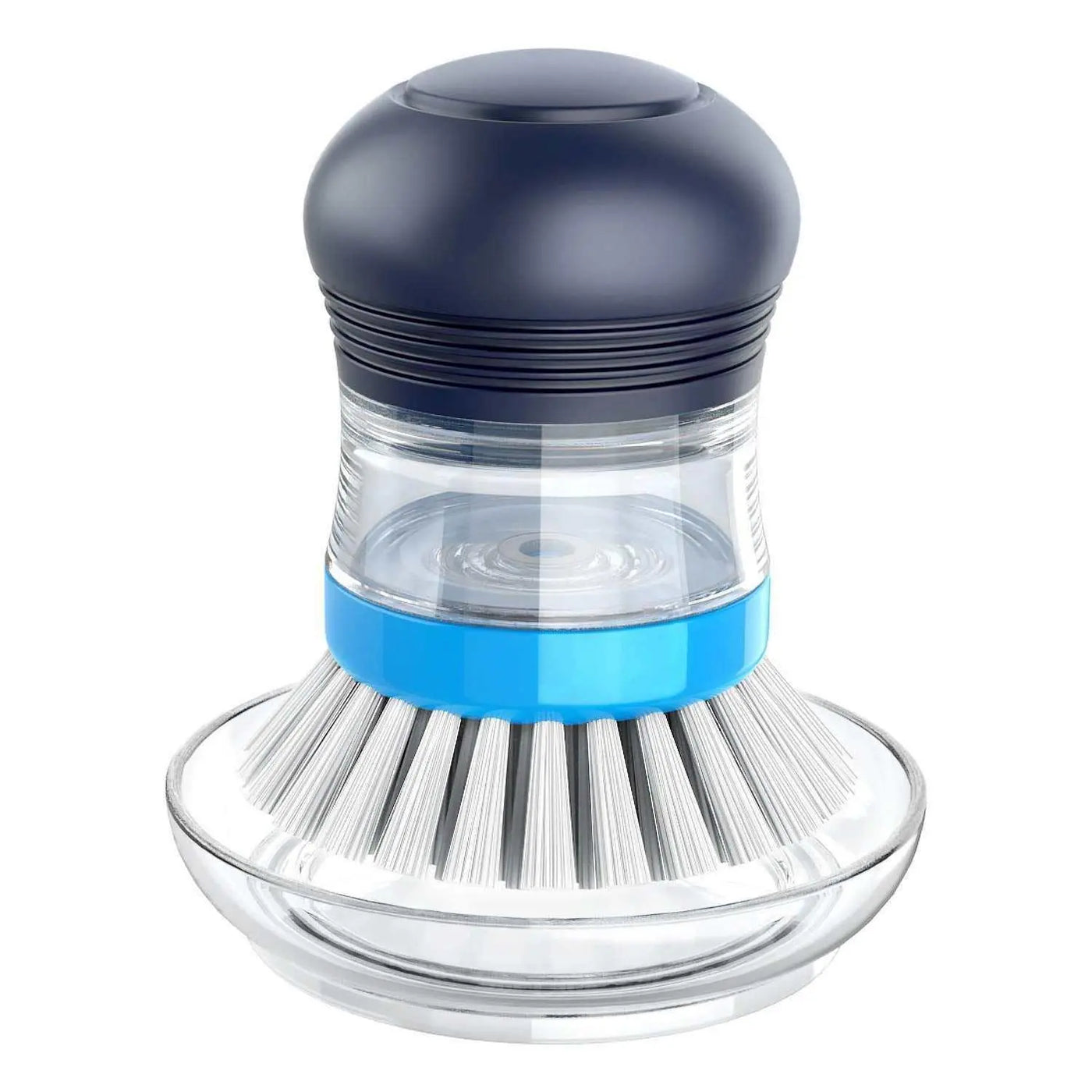 Soap Dispensing Palm Brush, Kitchen Brush with Holder for Pot MR.SIGA-Noubelkit