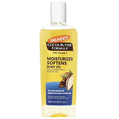 Palmer's Shea Formula Raw Shea Body Oil with Vitamin E, Deep Body Moisturizer to Soothe & Nourish Dry, Sensitive & Eczema-Prone Skin, 8.5 oz-Noubelkit