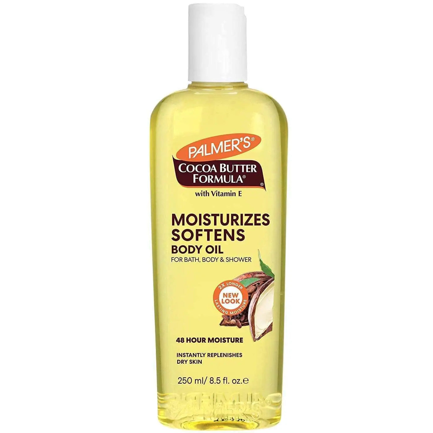 Palmer's Shea Formula Raw Shea Body Oil with Vitamin E, Deep Body Moisturizer to Soothe & Nourish Dry, Sensitive & Eczema-Prone Skin, 8.5 oz-Noubelkit