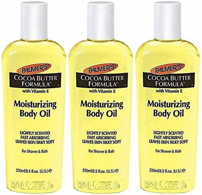 Palmer's Shea Formula Raw Shea Body Oil with Vitamin E, Deep Body Moisturizer to Soothe & Nourish Dry, Sensitive & Eczema-Prone Skin, 8.5 oz-Noubelkit