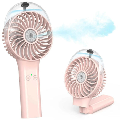 Misting Fan Portable Handheld, Foldable Mini Fan for Travel COMLIFE-Noubelkit