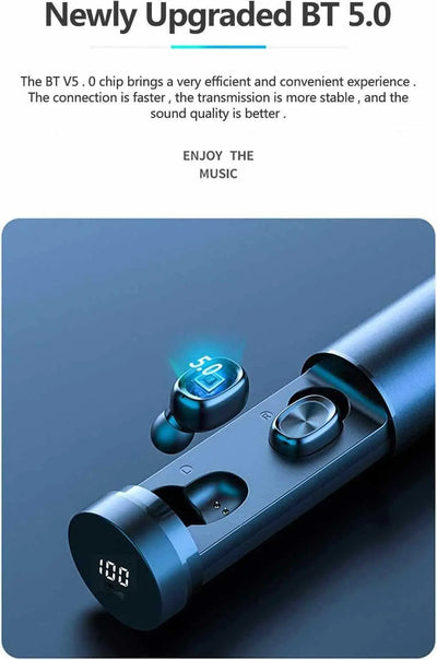 Earphones Cordless Sports Mini Earphones Stereo Headphone from Fawoonu-Noubelkit