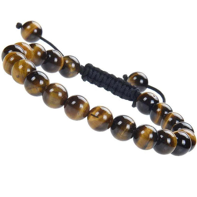 Bracelet beads Natural Healing Power Gemstone Crystal Beads Unisex Adj-Noubelkit