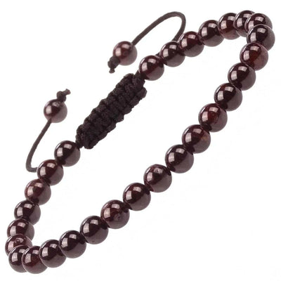 Bracelet beads Natural Healing Power Gemstone Crystal Beads Unisex Adj-Noubelkit