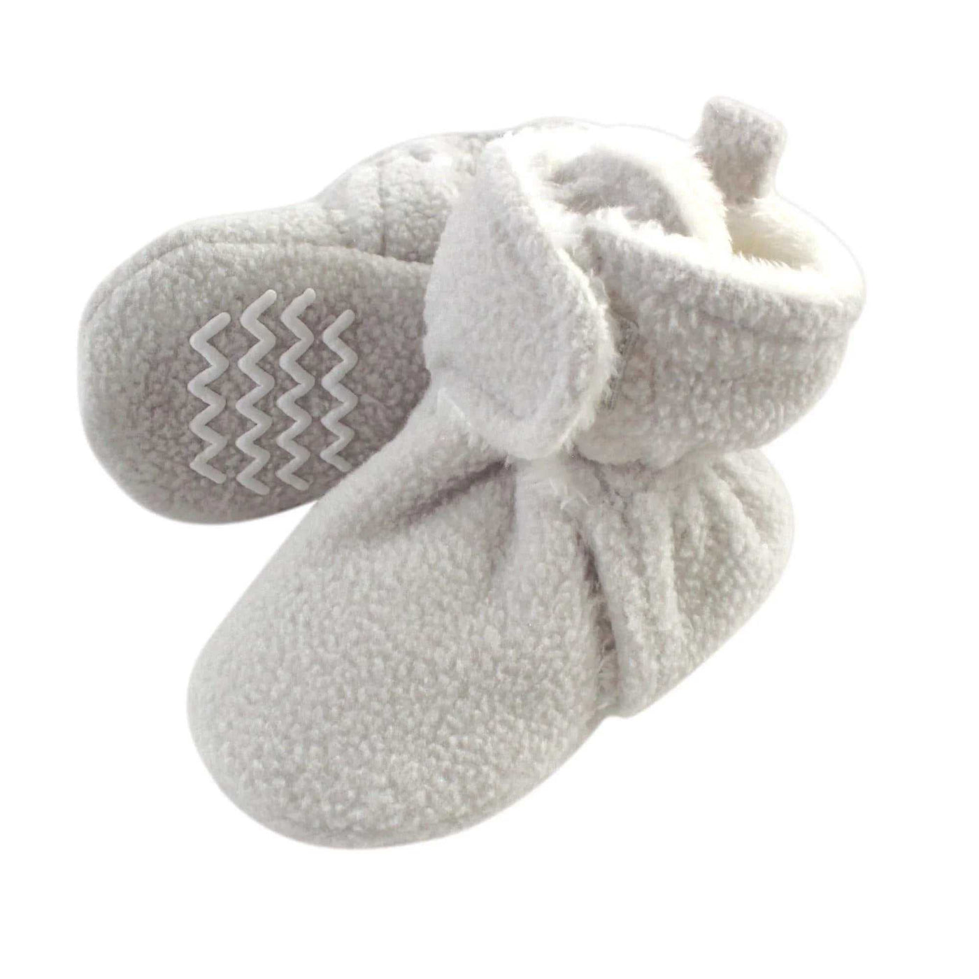Baby Booties Hudson Baby Unisex Baby Cozy Fleece & Faux Sherpa Booties-Noubelkit