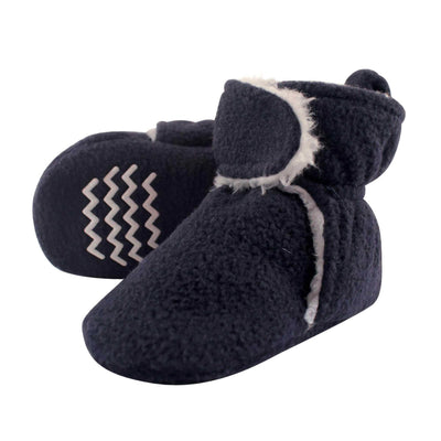 Baby Booties Hudson Baby Unisex Baby Cozy Fleece & Faux Sherpa Booties-Noubelkit