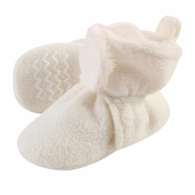 Baby Booties Hudson Baby Unisex Baby Cozy Fleece & Faux Sherpa Booties-Noubelkit
