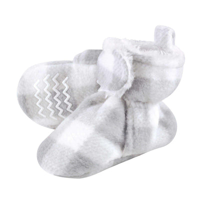 Baby Booties Hudson Baby Unisex Baby Cozy Fleece & Faux Sherpa Booties-Noubelkit