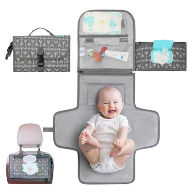 Baby Portable Diaper Changing Pad - Baby Diaper Changer Travel Bag pad-Noubelkit