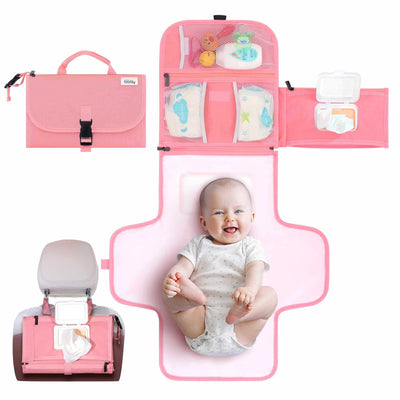 Baby Portable Diaper Changing Pad - Baby Diaper Changer Travel Bag pad-Noubelkit