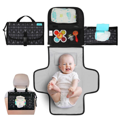 Baby Portable Diaper Changing Pad - Baby Diaper Changer Travel Bag pad-Noubelkit