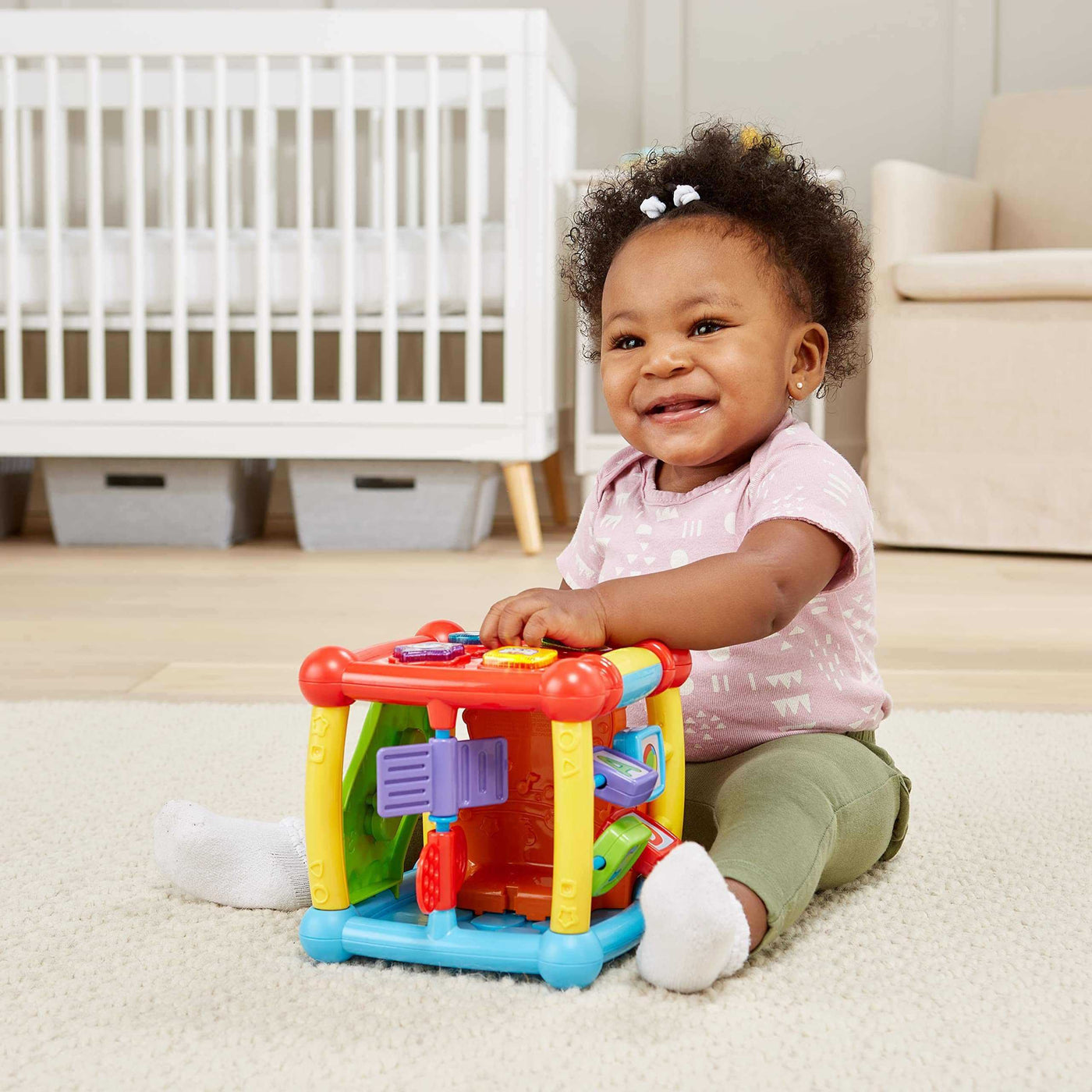 Learners Cube VTech Busy Learners Activity Cube, Purple busy  Learner-Noubelkit
