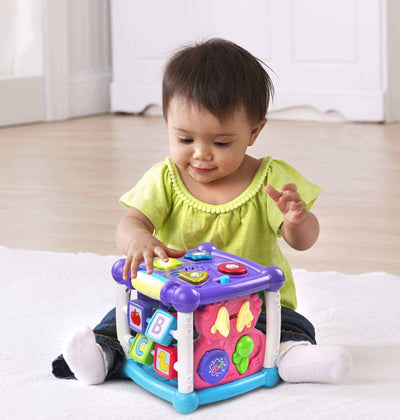 Learners Cube VTech Busy Learners Activity Cube, Purple busy  Learner-Noubelkit