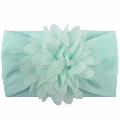 Head Wrap Chiffon Flowers Newborn Infant Nylon Headbands Toptim Babies-Noubelkit