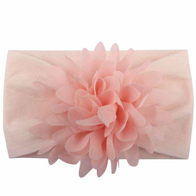 Head Wrap Chiffon Flowers Newborn Infant Nylon Headbands Toptim Babies-Noubelkit