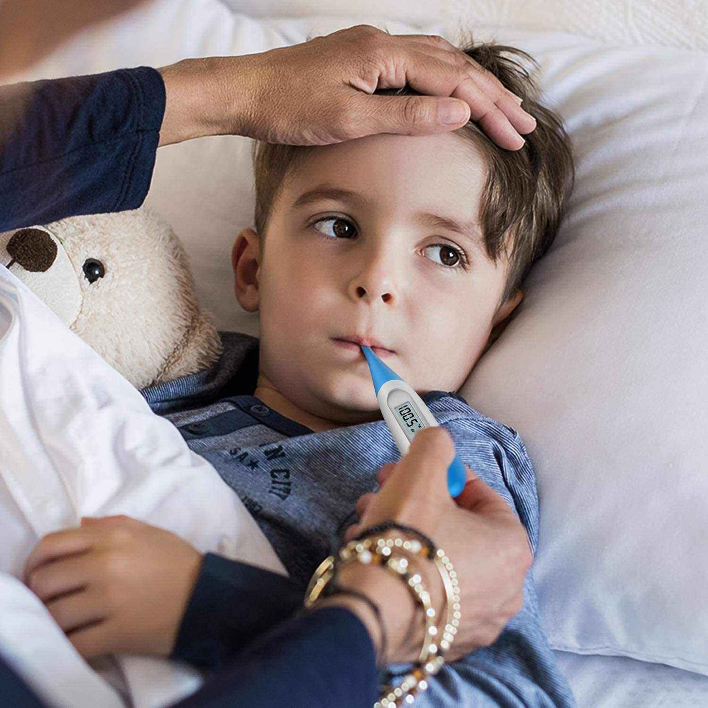 Oral Thermometer for Adults and Kids - Accurate & Safe Rectal Boncare-Noubelkit