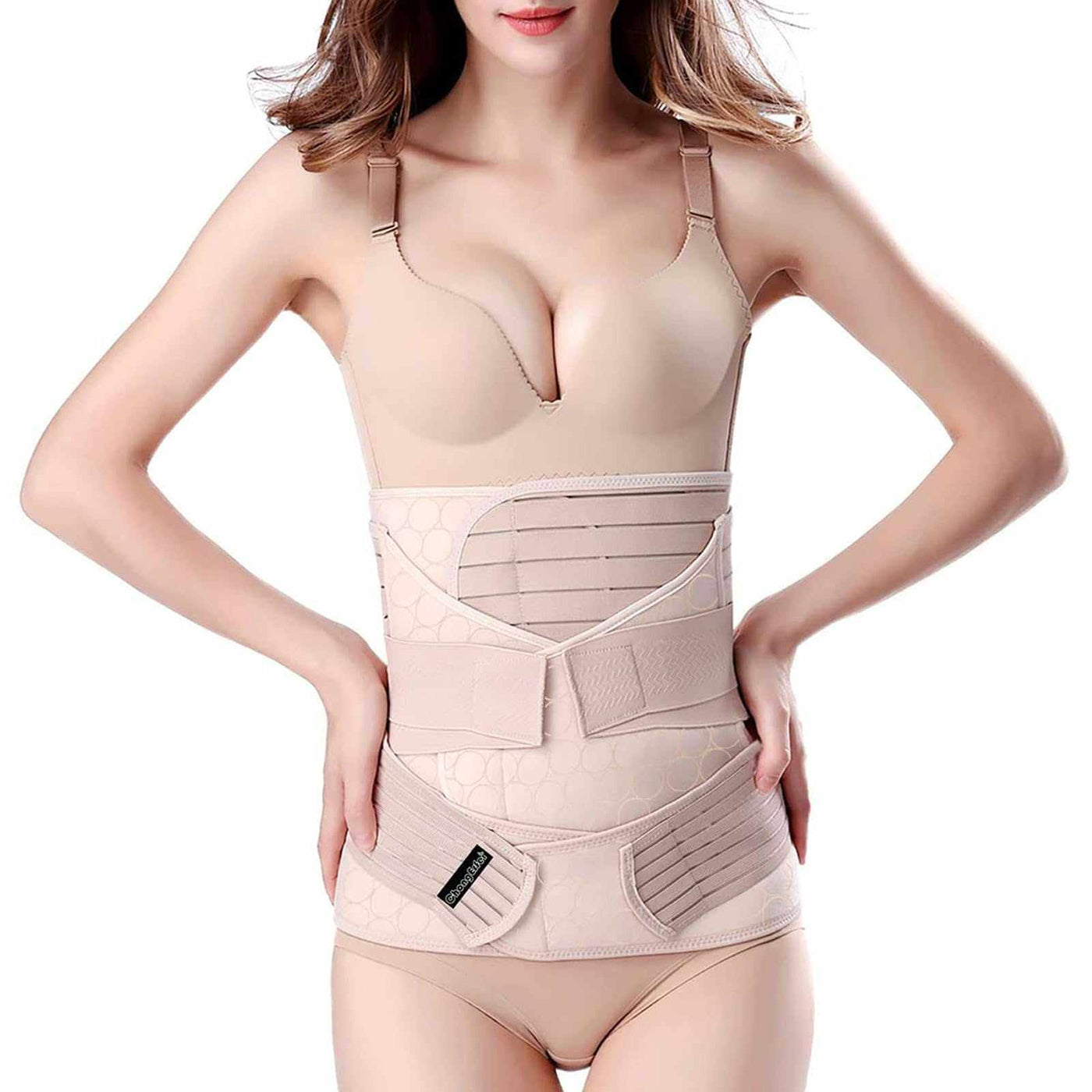 Belly Wrap - Recovery Belly/Waist/Pelvis Belt Black Postpartum Chong-Noubelkit