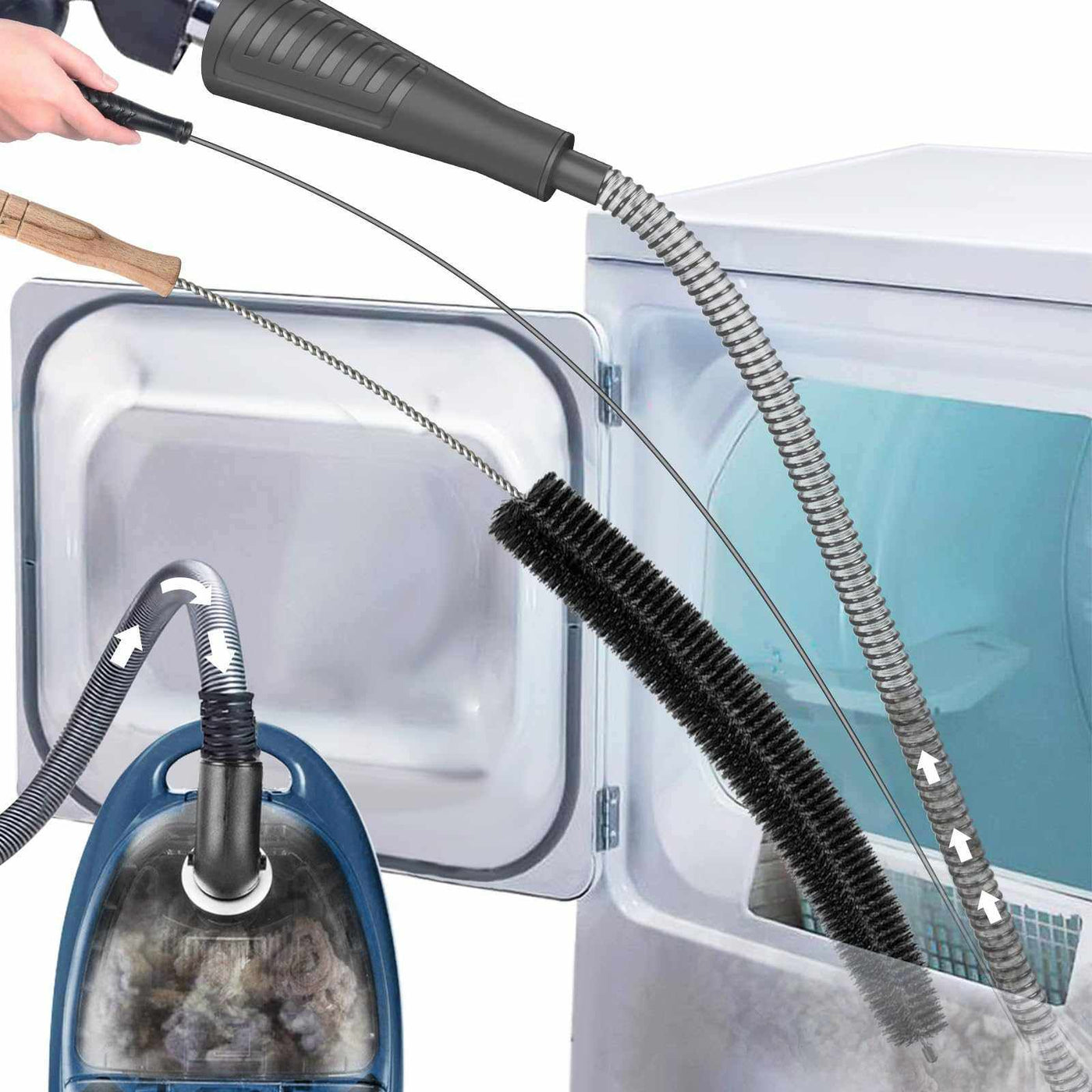 Dryer Vent Cleaner Kit Dryer-Noubelkit