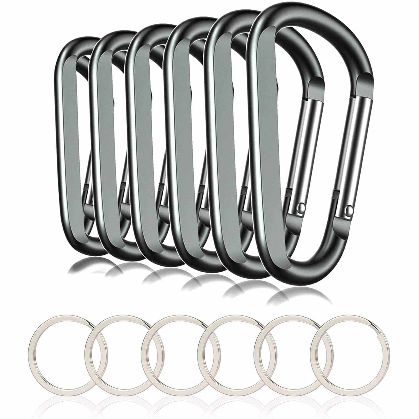 Black Carabiner Clip-Noubelkit