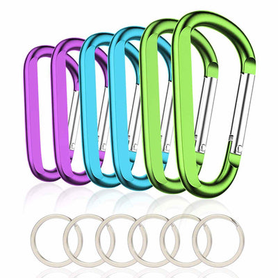 Black Carabiner Clip-Noubelkit