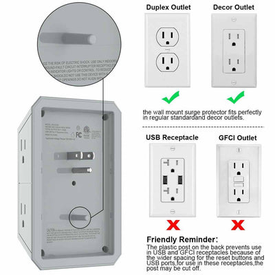 QINLIANF Surge Protector-Noubelkit