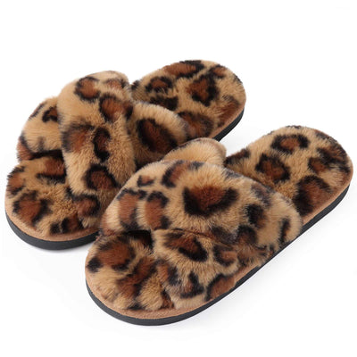 Fuzzy house slippers-Noubelkit