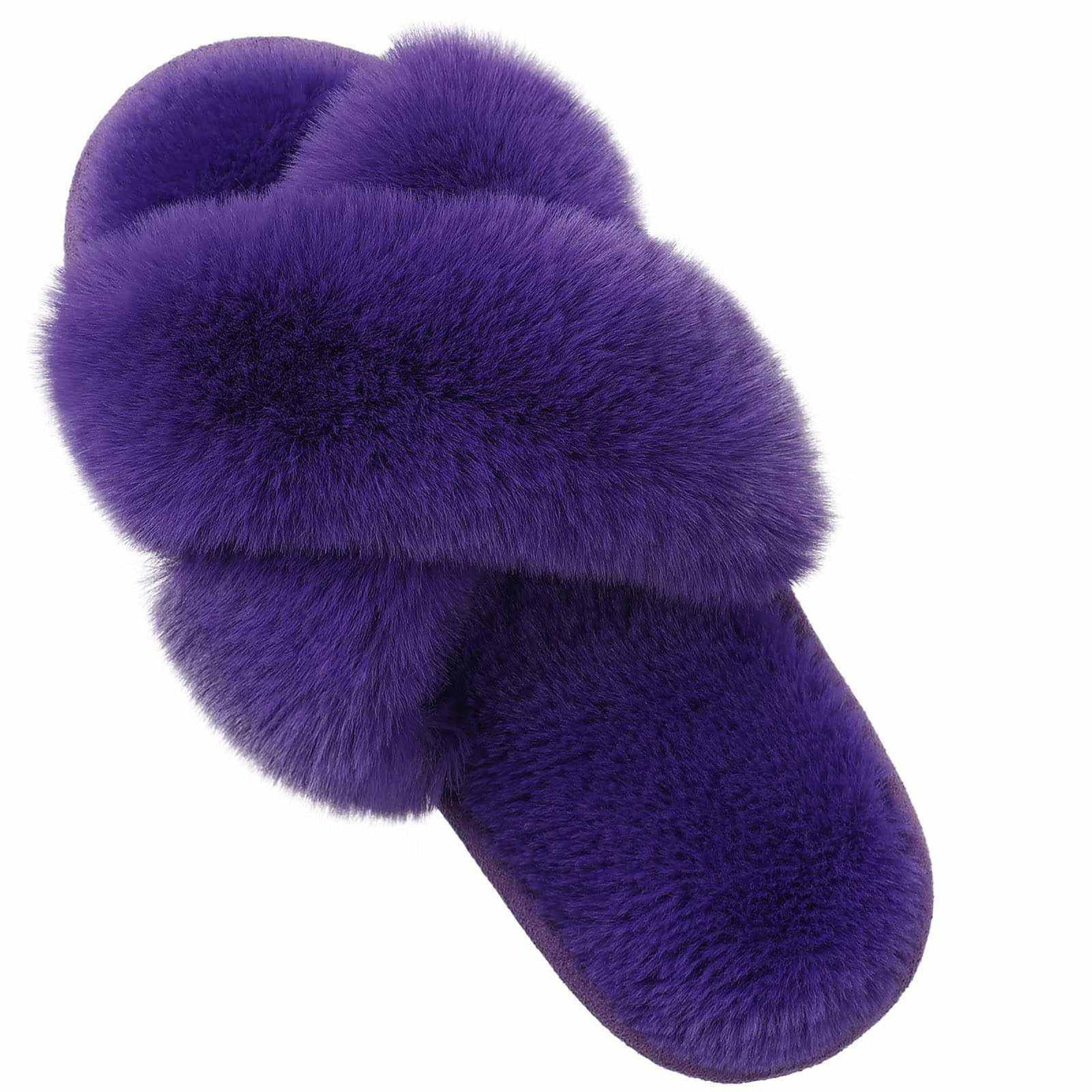 Fuzzy house slippers-Noubelkit