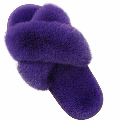 Fuzzy house slippers-Noubelkit
