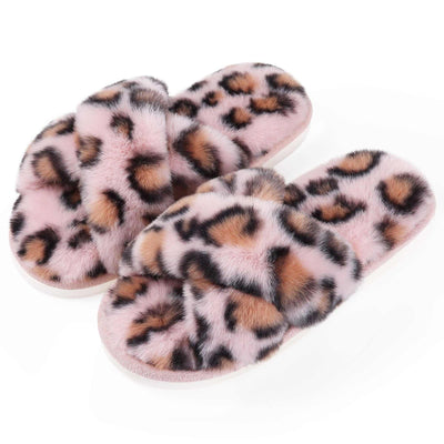 Fuzzy house slippers-Noubelkit
