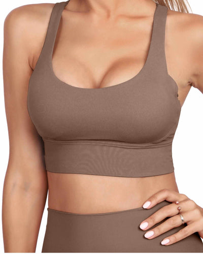 Strappy Sports Bra-Noubelkit
