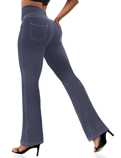 bootcut leggings-Noubelkit