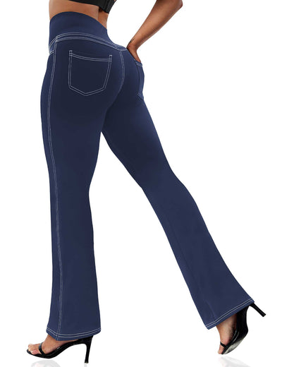 bootcut leggings-Noubelkit