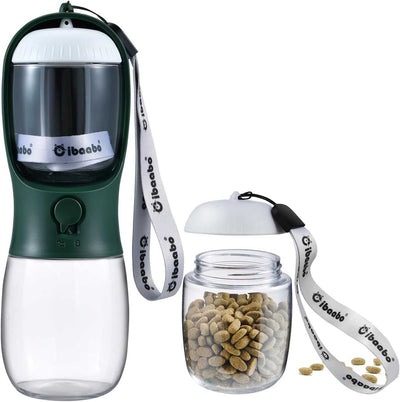 Dog Water Bottle with Food Container-Noubelkit