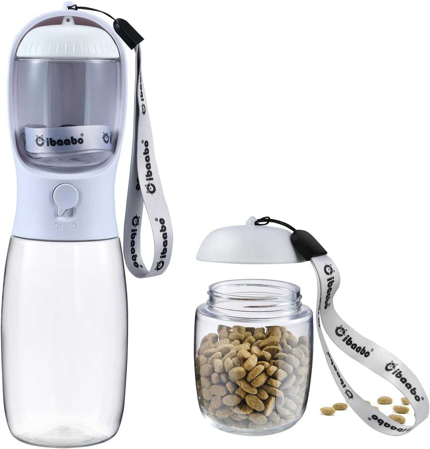 Dog Water Bottle with Food Container-Noubelkit