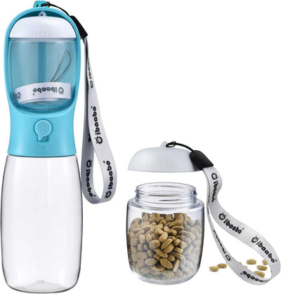 Dog Water Bottle with Food Container-Noubelkit