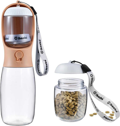 Dog Water Bottle with Food Container-Noubelkit