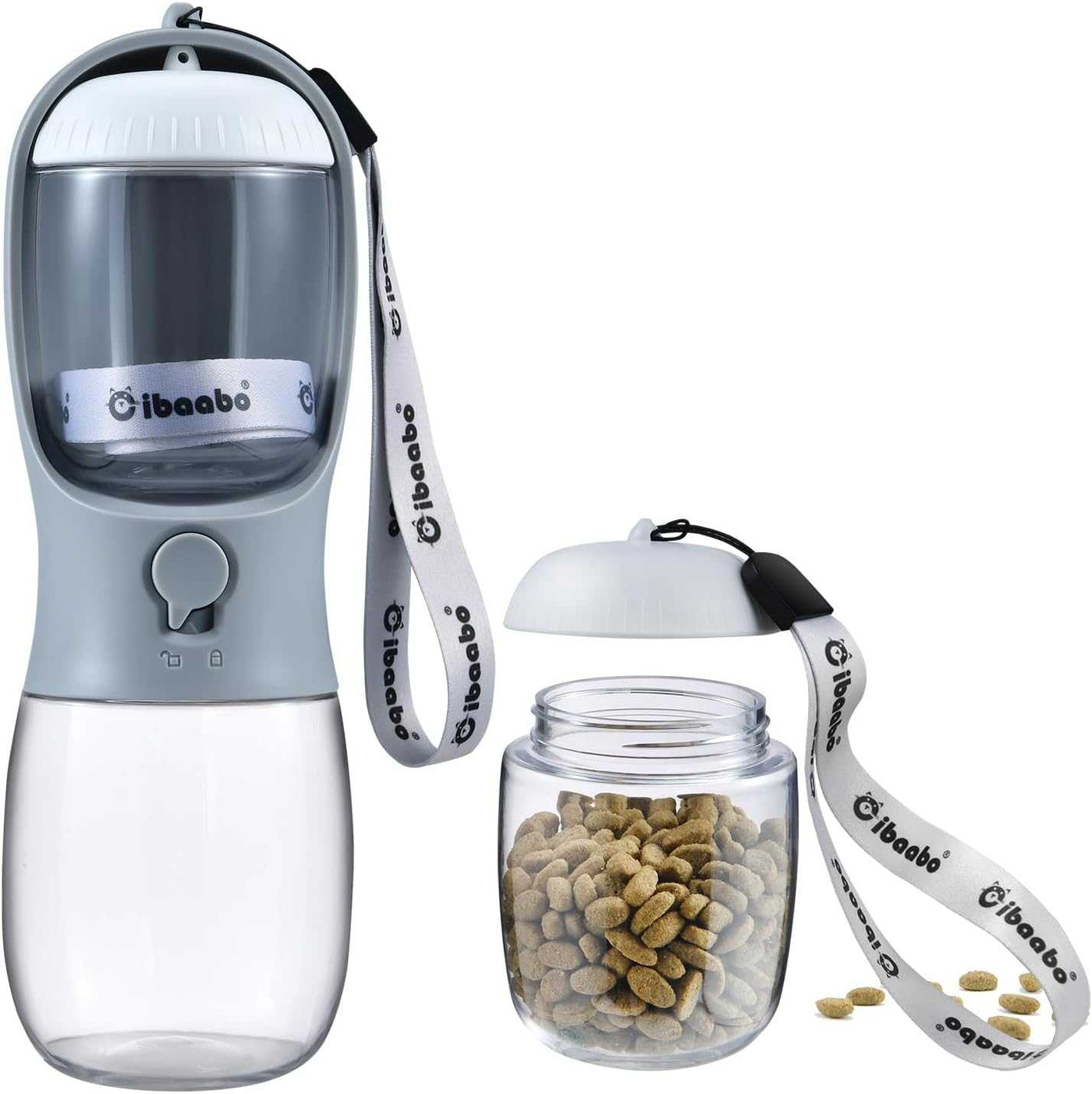 Dog Water Bottle with Food Container-Noubelkit