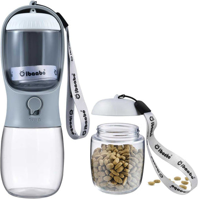 Dog Water Bottle with Food Container-Noubelkit