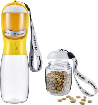 Dog Water Bottle with Food Container-Noubelkit