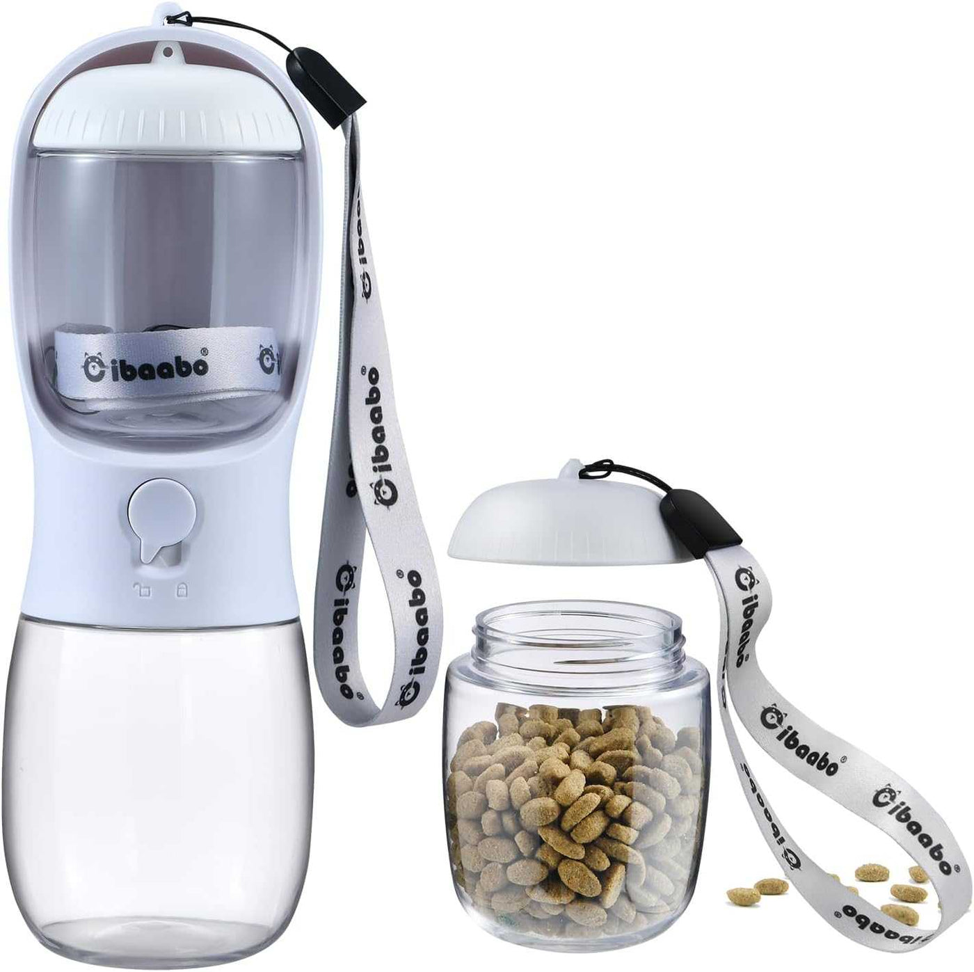 Dog Water Bottle with Food Container-Noubelkit