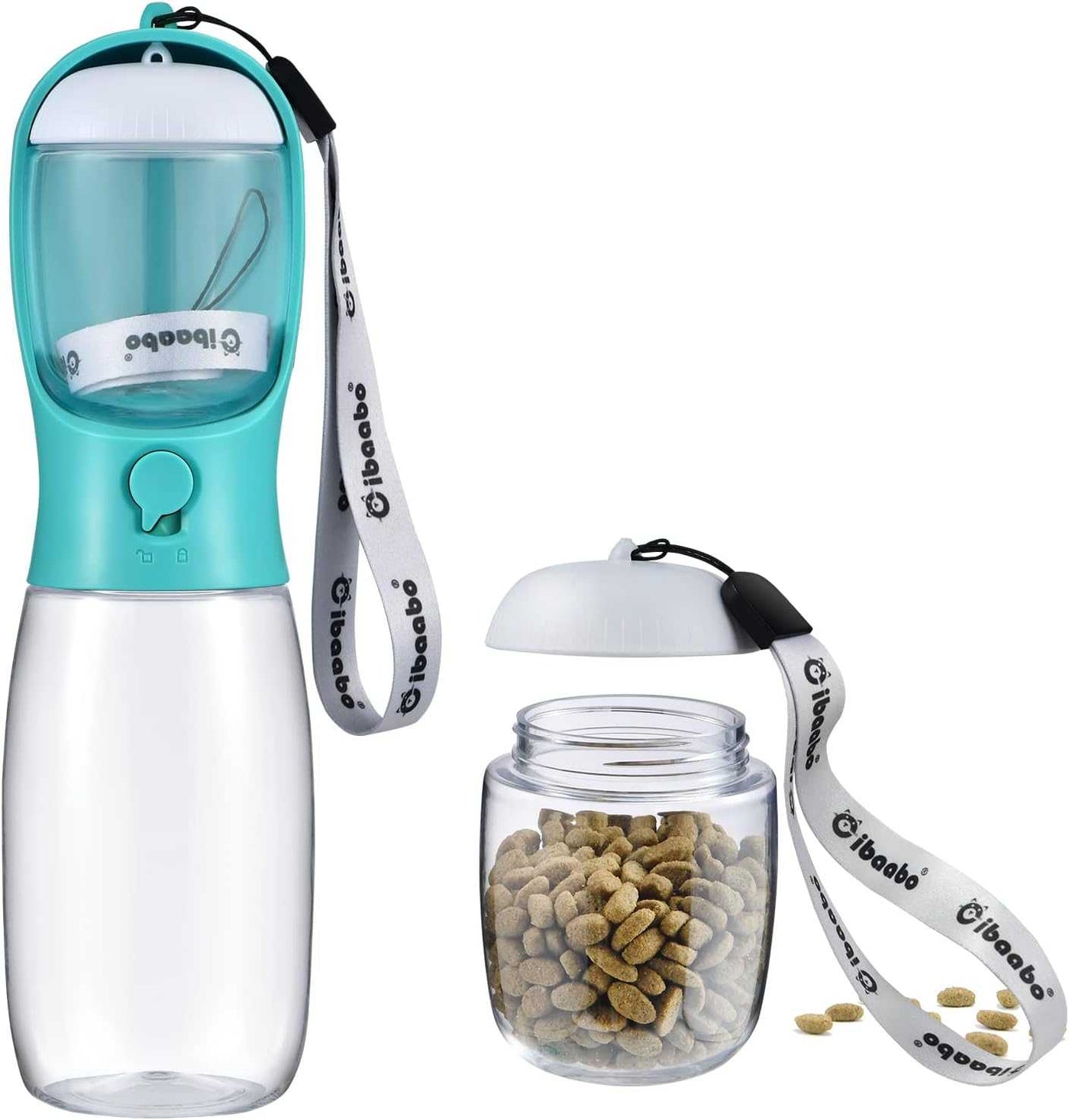 Dog Water Bottle with Food Container-Noubelkit