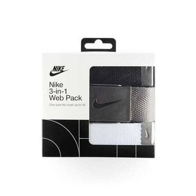 Nike Men's 3 Pack Golf Web Belt-Noubelkit