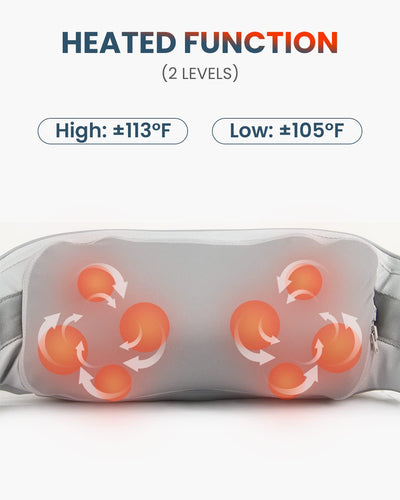 Nekteck Shiatsu Neck Massager for Pain Relief Deep Tissue with Heat, 3D Kneading Massage Pillow Back Shoulder Massagerfor Body Muscle, Plug-in Use for Home Office Car, Gifts for Mom Dad Him Her