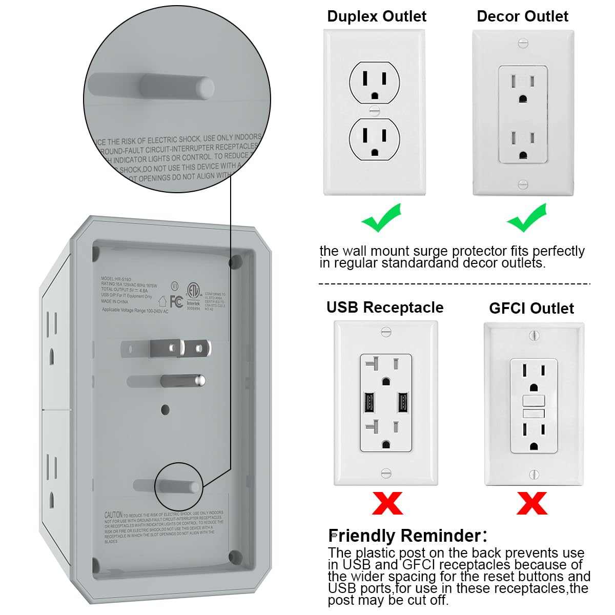 QINLIANF Surge Protector