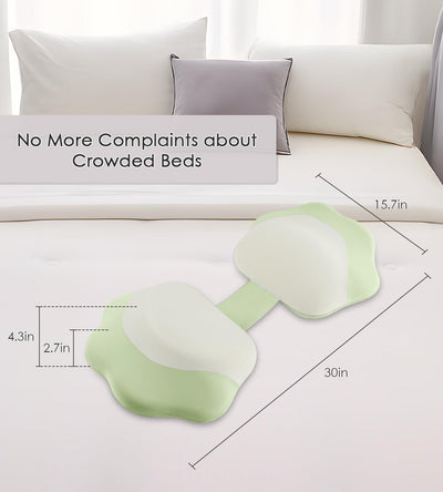 Pregnancy Pillows for Sleeping, Memory Foam Maternity Pillow Support for Back Belly HIPS, Adjustable Travel Wedge Pillow for Pregnant Women, Side Spleeping Pregnant Pillows with Cooling Pillowcase