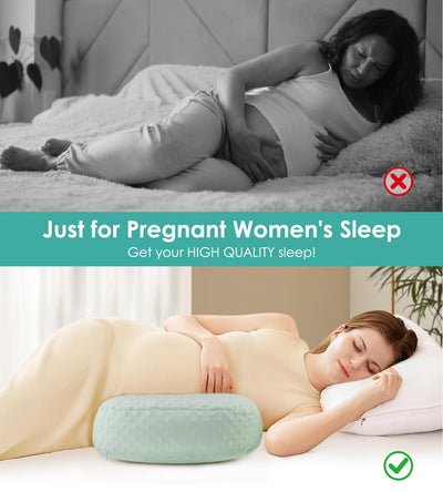 Pregnancy Pillows for Sleeping, Memory Foam Maternity Pillow Support for Back Belly HIPS, Adjustable Travel Wedge Pillow for Pregnant Women, Side Spleeping Pregnant Pillows with Cooling Pillowcase