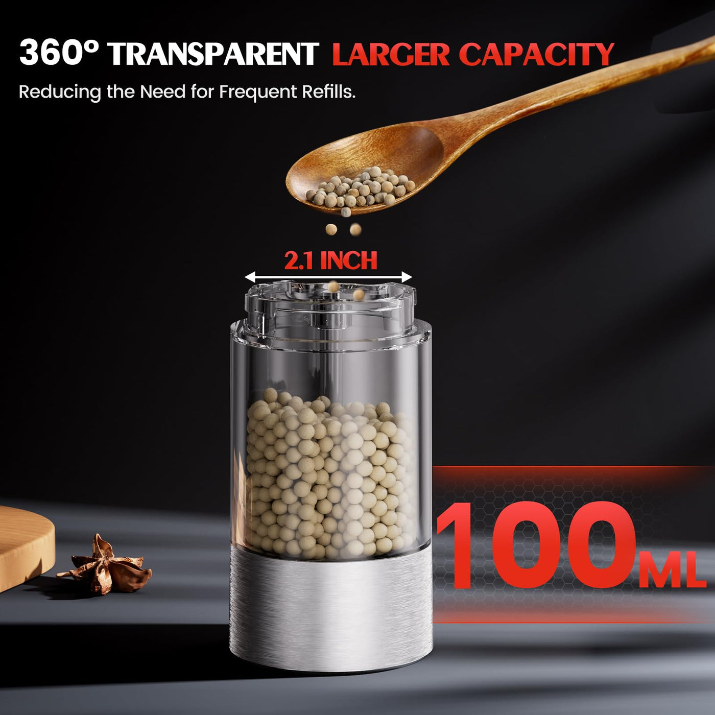 Electric Salt and Pepper Grinder