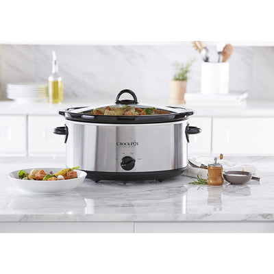 Crock Pot 7 Quart Oval Manual Slow Cooker - Noubelkit