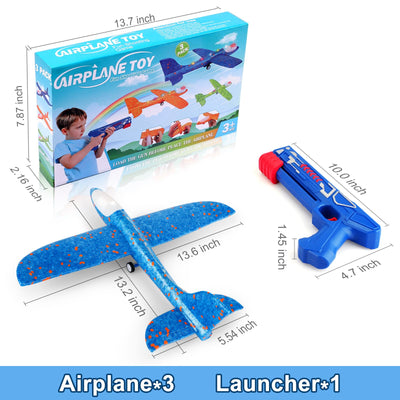 Fuwidvia 3 Pack Airplane Launcher Toys